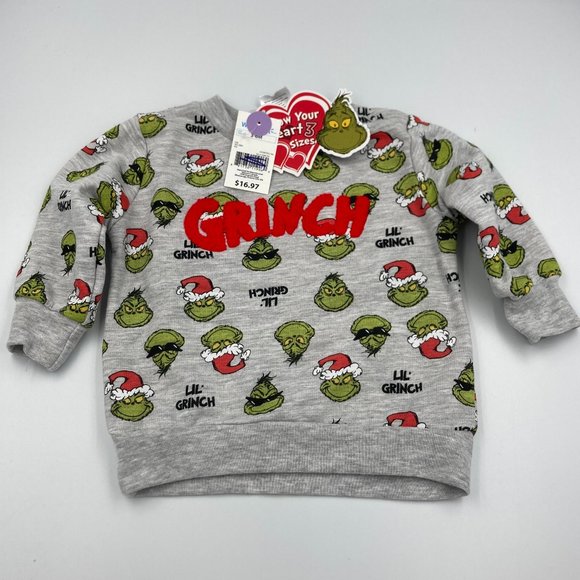 NWT - Little Grinch Two Piece Outfit, 60% Cotton, 40% Polyester, 3 - 6 months - Picture 3 of 3